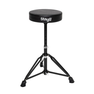 Stagg Double Braced Drum Throne - Black - Zoso Music