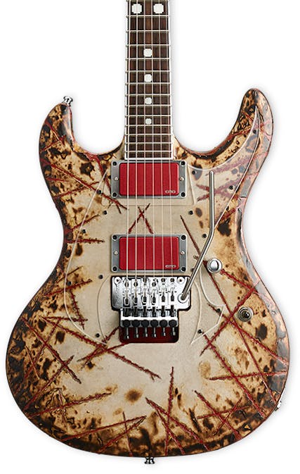 ESP Japan E-II Richard Z. Kruspe Signature RZK-I - Burnt [MIJ] | Zoso Music Sdn Bhd