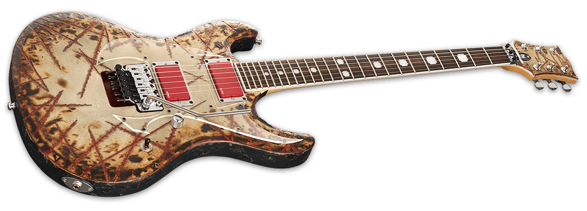 ESP Japan E-II Richard Z. Kruspe Signature RZK-I - Burnt [MIJ] |  ESP |  BASS GUITAR |  Zoso Music
