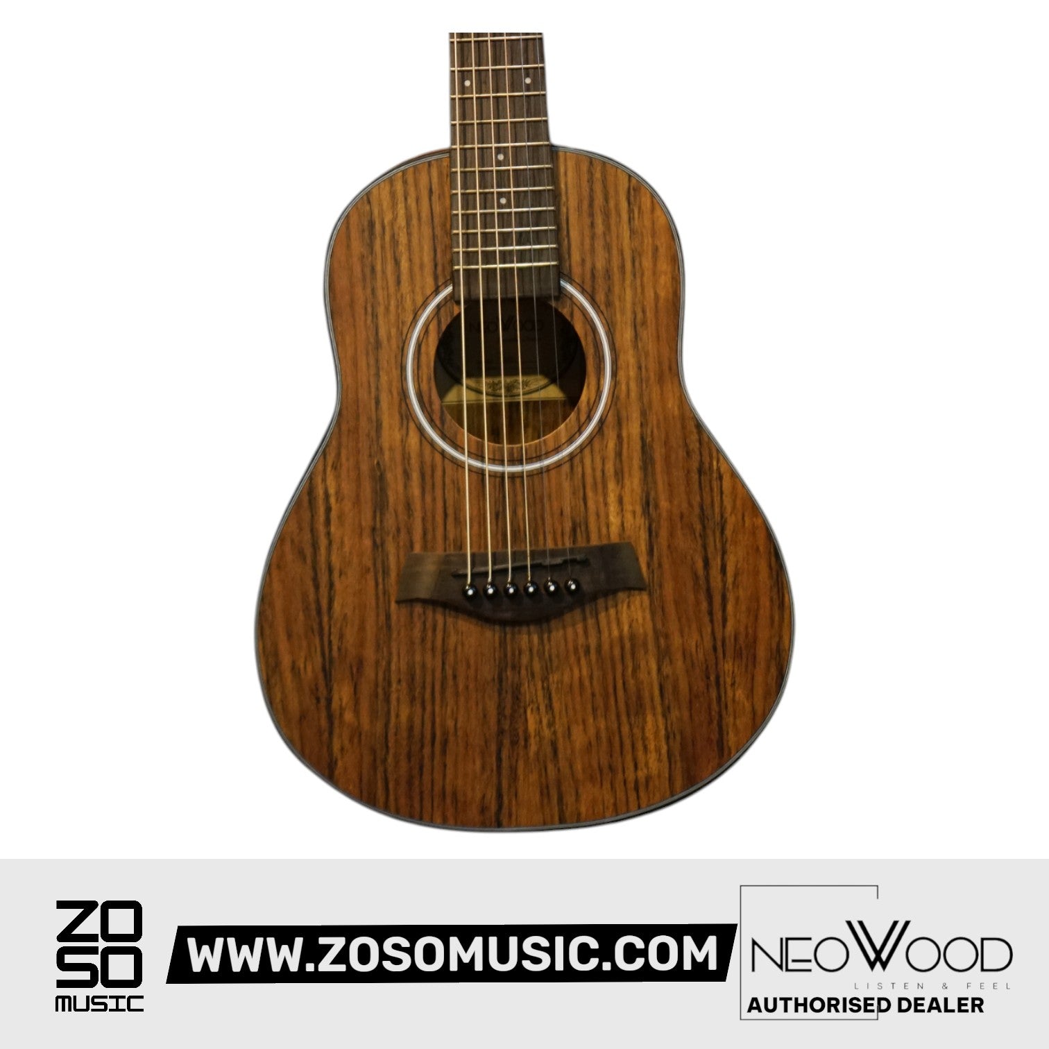 Neowood SQ32G NAT 32Inch Acoustic Guitar Matte Finish Natural | Zoso Music Sdn Bhd
