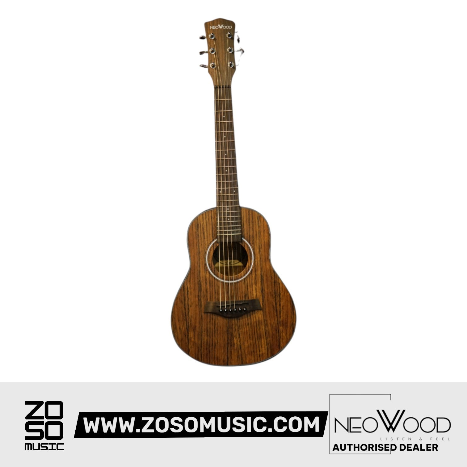 Neowood SQ32G NAT 32Inch Acoustic Guitar Matte Finish Natural |  NEOWOOD |  ACOUSTIC GUITAR |  Zoso Music