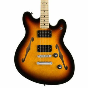 Squier Affinity Series Starcaster Electric Guitar, Maple FB, 3-Tone Sunburst |  SQUIER BY FENDER |  ELECTRIC GUITAR |  Zoso Music