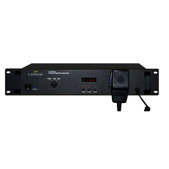 Flepcher EP9062 Emergency Panel with Handheld Mic | Zoso Music Sdn Bhd
