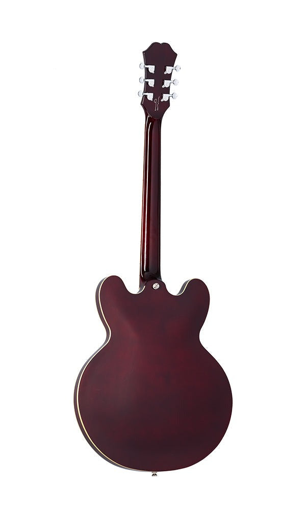 Epiphone EONGRDWRNH1L Noel Gallagher Riviera Semi-hollow Left-handed Electric Guitar, Case Included - Dark Red Wine