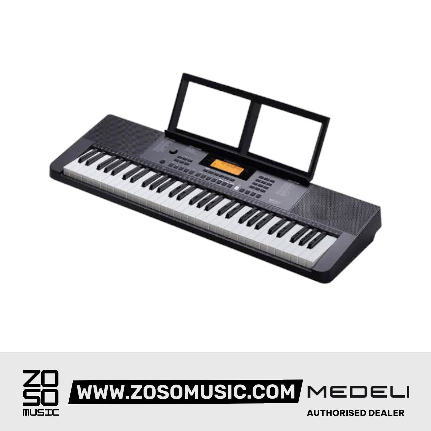 Medeli MK200 61 Keys Portable Keyboard Original Adapter - Black |  MEDELI |  KEYBOARD-PORTABLE |  Zoso Music