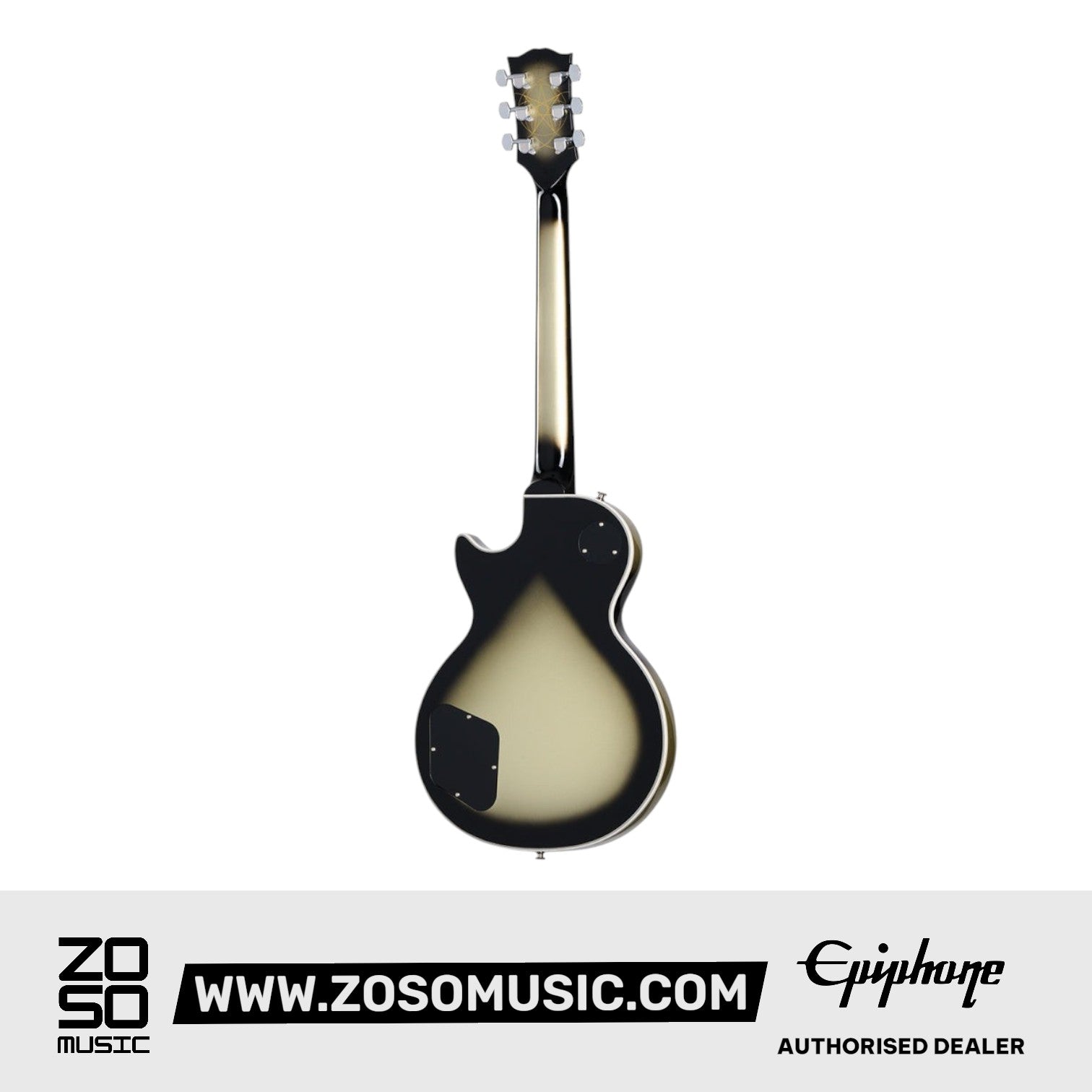 Epiphone EIGCAJLPC79NH1 Adam Jones 1979 Les Paul Custom Electric Guitar - Antique Silverburst |  EPIPHONE |  ELECTRIC GUITAR |  Zoso Music