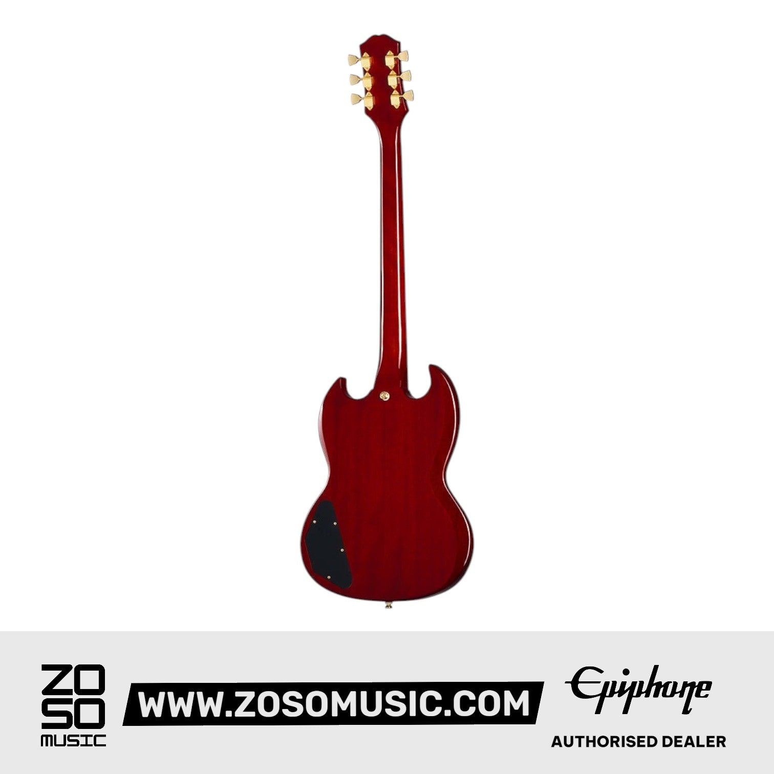 Epiphone EIGJB63SGCWRGH3 Joe Bonamassa 1963 SG Custom Electric Guitar, Case Included - Dark Wine Red |  EPIPHONE |  ELECTRIC GUITAR |  Zoso Music
