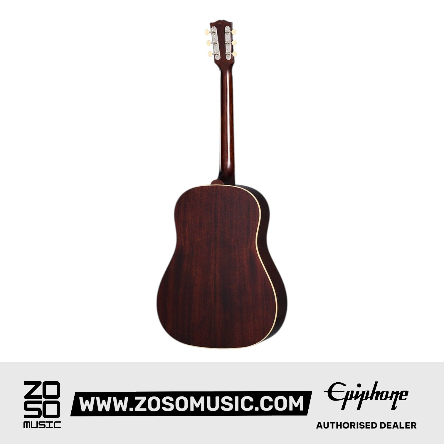 (Epiphone Inspired by Gibson Custom) Epiphone 1942 Banner J-45 Acoustic-Electric Guitar - Vintage Sunburst |  EPIPHONE |  ACOUSTIC GUITAR |  Zoso Music