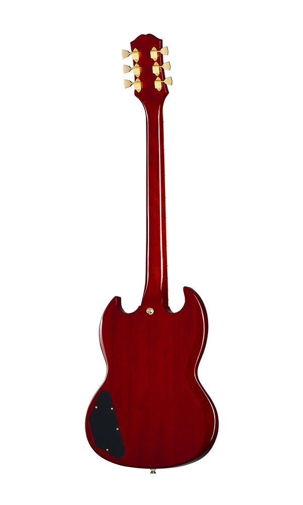 Epiphone EIGJB63SGCWRGH3 Joe Bonamassa 1963 SG Custom Electric Guitar, Case Included - Dark Wine Red