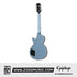 Epiphone EILPCJJNAPBNH3 Jared James Nichols "Blues Power" Les Paul Custom Electric Guitar, Case Included - Aged Pelham Blue |  EPIPHONE |  ELECTRIC GUITAR |  Zoso Music