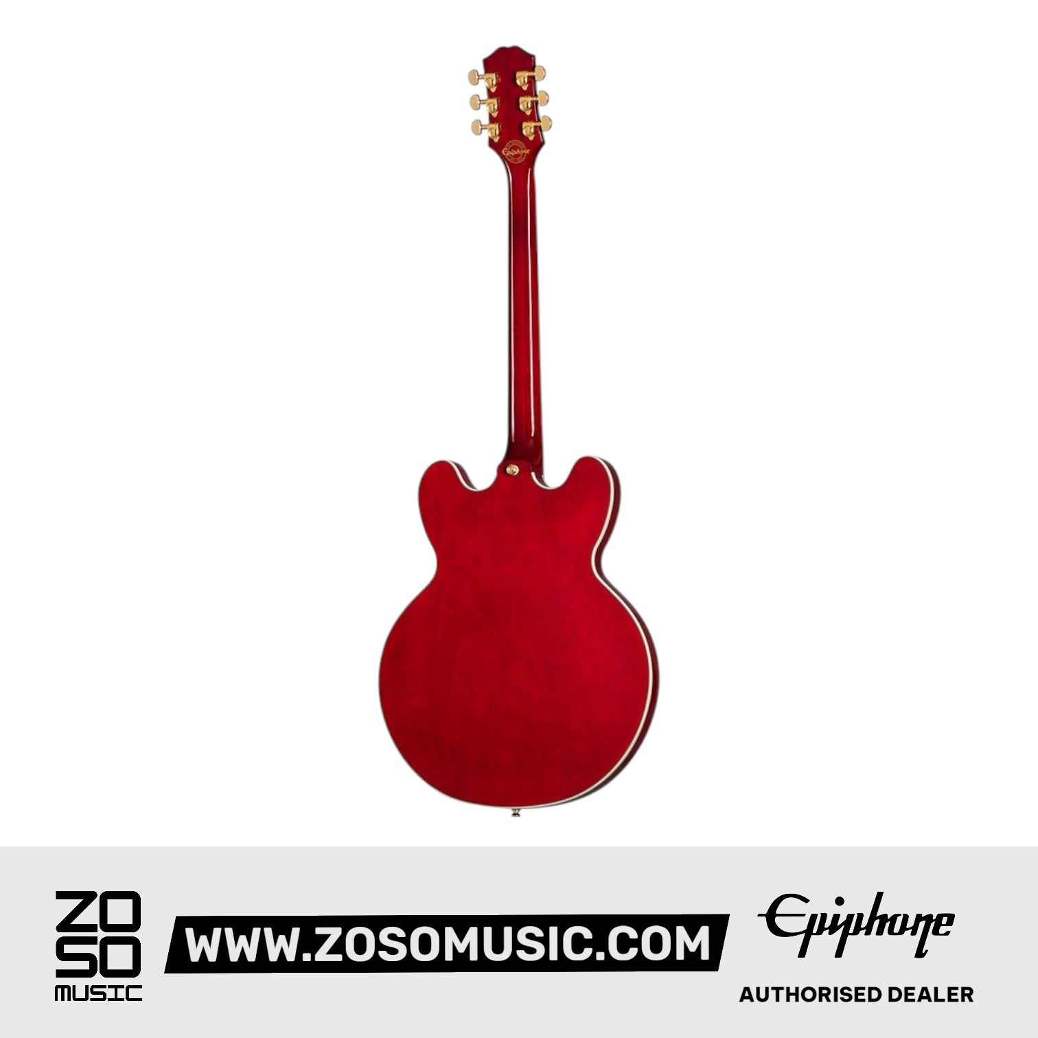 Epiphone EOSHCHGH3 150th Anniversary Sheraton Semi-hollowbody Electric Guitar, Case Included - Cherry |  EPIPHONE |  ELECTRIC GUITAR |  Zoso Music