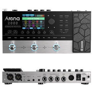 Donner Arena 2000 Multi-Effect Guitar Pedal AMP Modeling Multiple Effects Processor |  DONNER |  EFFECTS |  Zoso Music