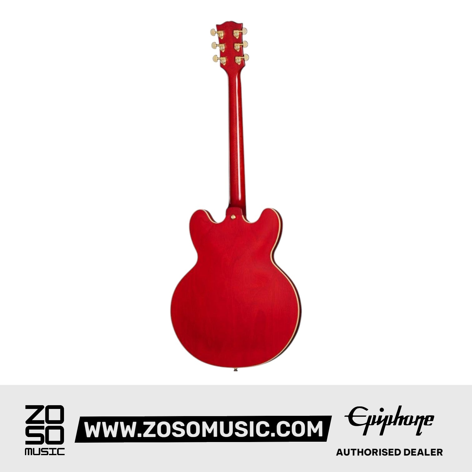 (Epiphone Inspired by Gibson Custom) Epiphone EC35559CHVGH1 1959 ES-355 Semi-Hollowbody Electric Guitar - Cherry Red |  EPIPHONE |  ELECTRIC GUITAR |  Zoso Music