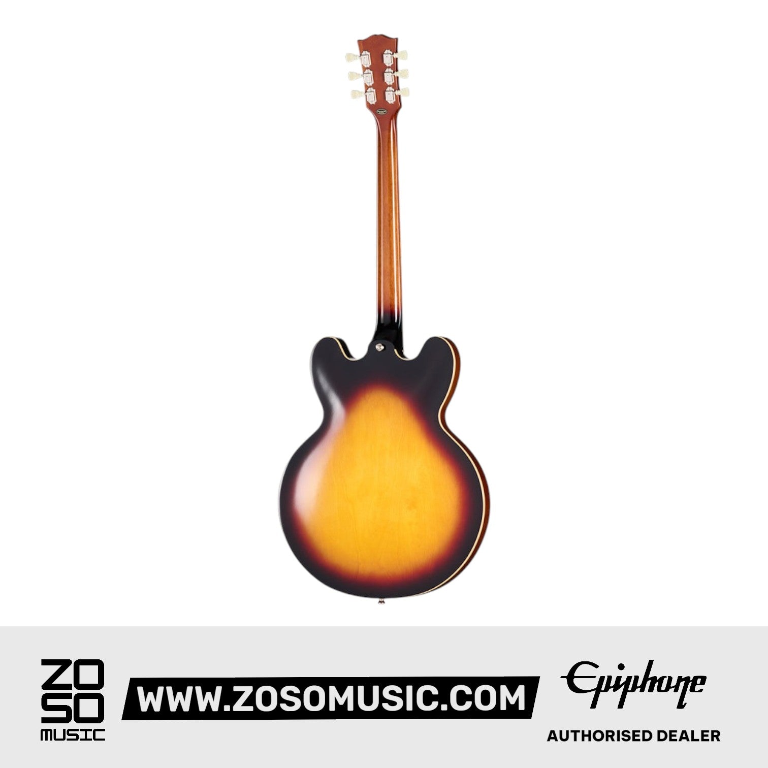 Epiphone 1962 ES-335 Reissue Semi-hollow Electric Guitar - Vintage Burst |  EPIPHONE |  ELECTRIC GUITAR |  Zoso Music