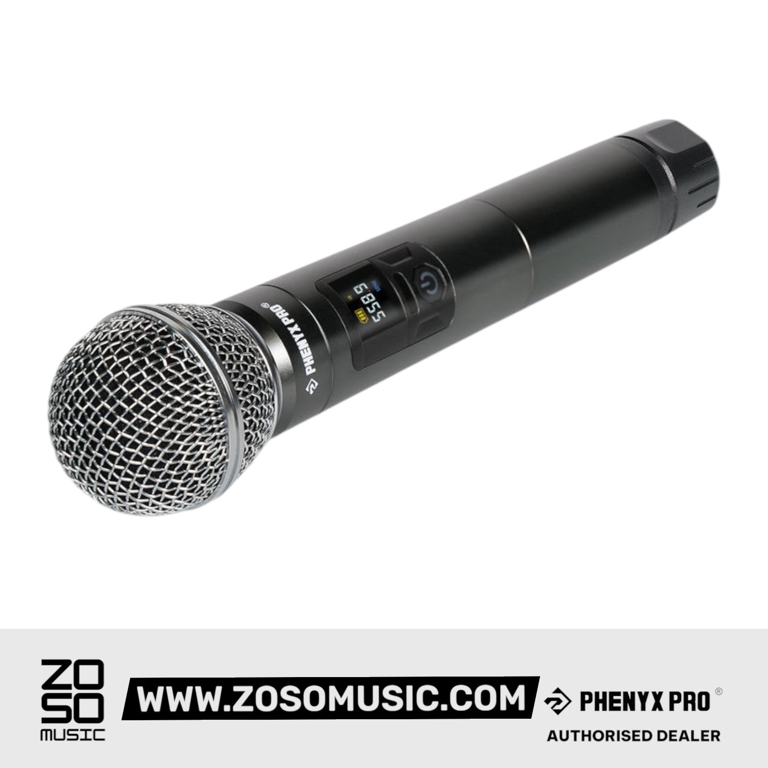 Phenyx Pro PTU-5200-4H Quad UHF Wireless Microphone System, 4 Cordless Mics, 4x25 UHF Adjustable Frequencies, 200ft Range |  PHENYX PRO |  WIRELESS-ANTENNA |  Zoso Music
