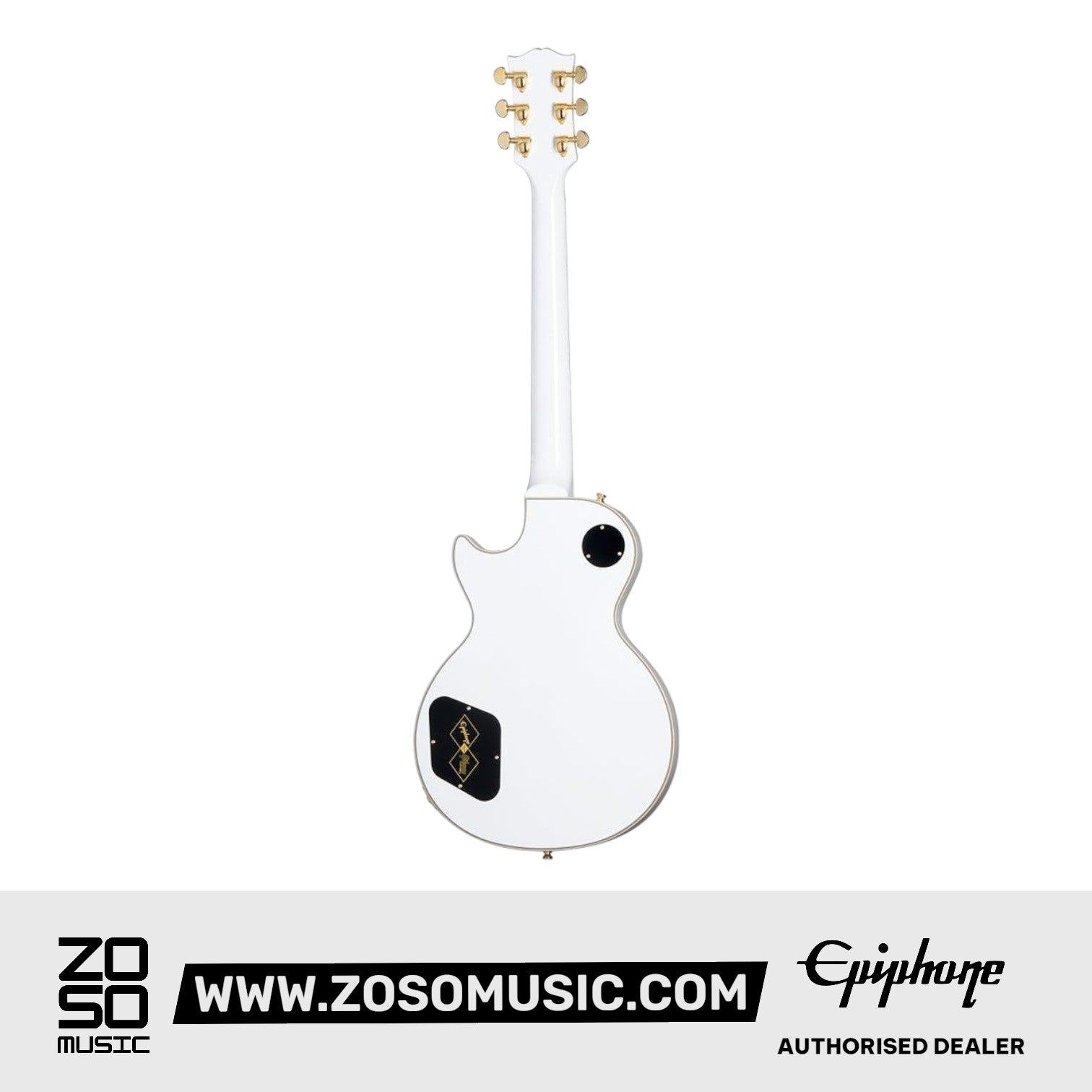 (Epiphone Inspired by Gibson Custom) Epiphone Les Paul Custom Electric Guitar