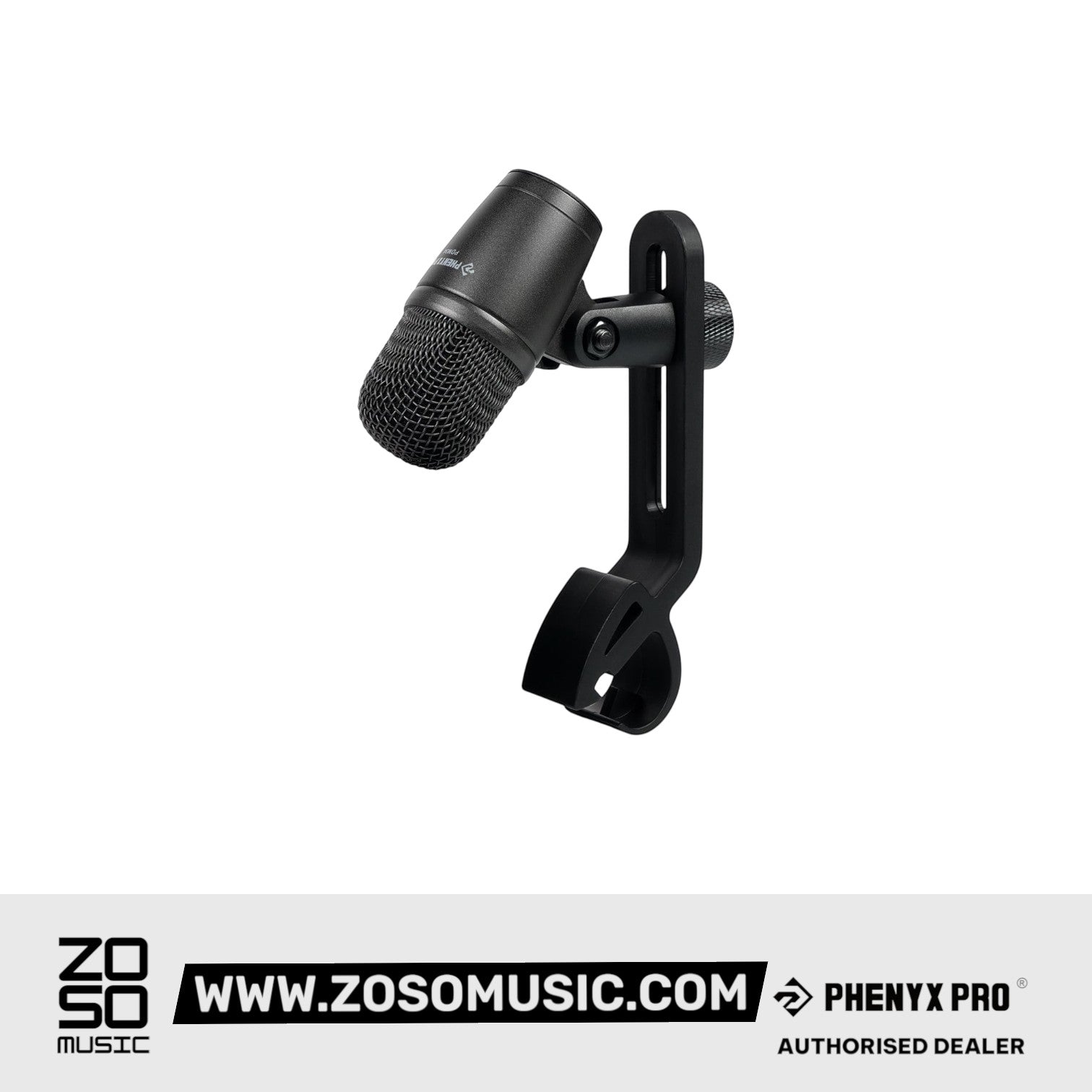 Phenyx Pro PDM34 Snare/Tom Drum Microphone |  PHENYX PRO |  MICROPHONE-CONDENSER |  Zoso Music
