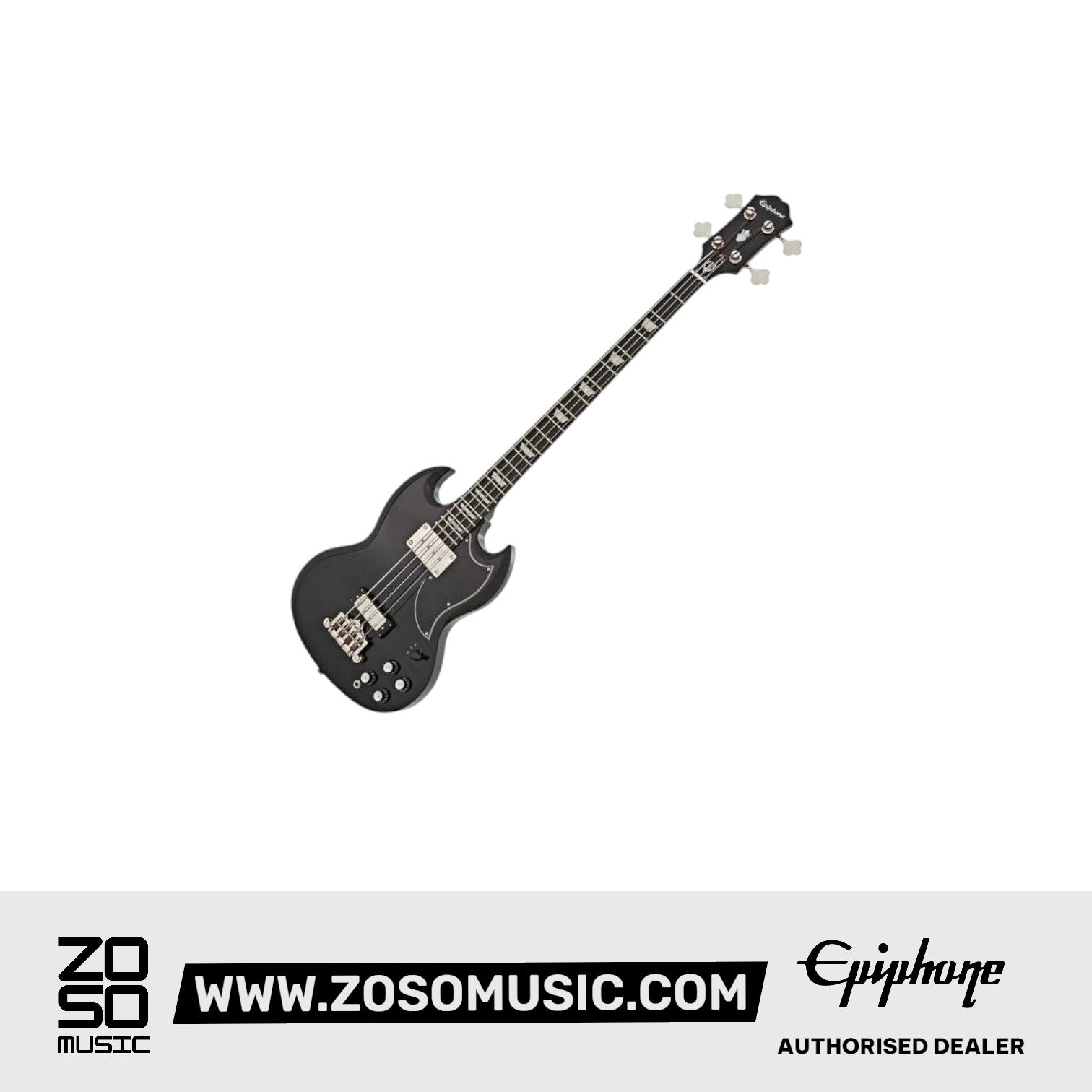 Epiphone EBG3EBCH1 EB - 3, 2 Pickup, 4 String Bass, Ebony ( FREE Gator GBE-BASS Gig Bag ) |  EPIPHONE |  BASS GUITAR |  Zoso Music