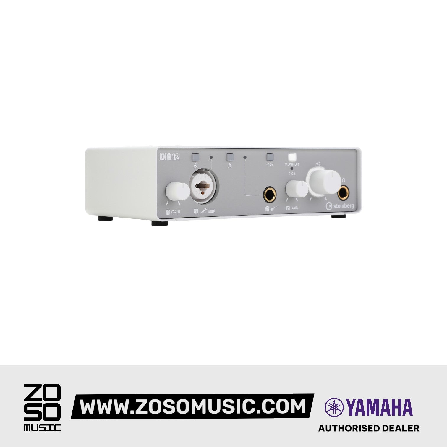 Yamaha Steinberg IXO12 2x2 USB Audio Interface - White |  YAMAHA PRO AUDIO |  AUDIO INTERFACE |  Zoso Music
