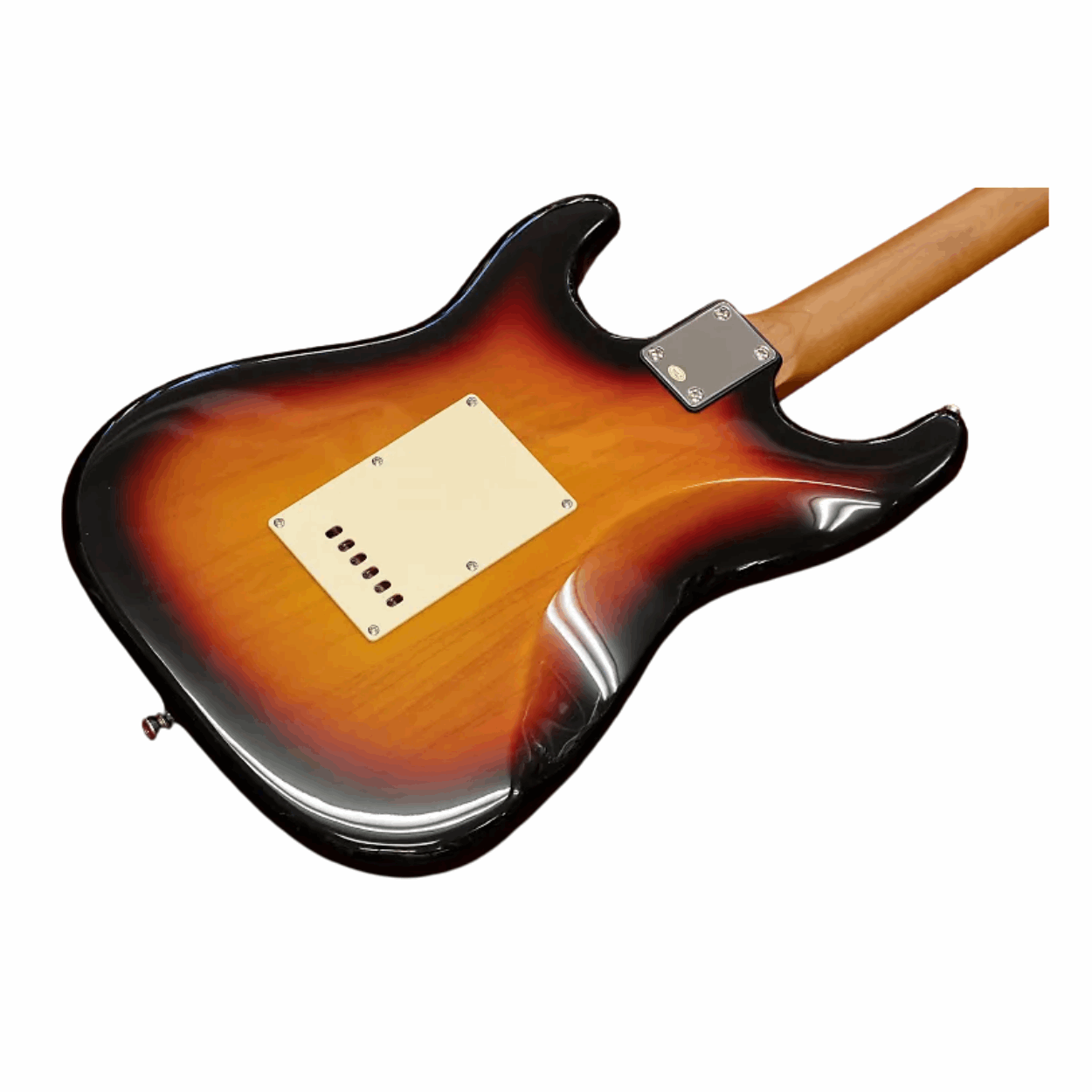 Bacchus Bst-2-rsm/r-3ts Universe Series Roasted Maple Electric Guitar,3 Tone Sunburst With Bag