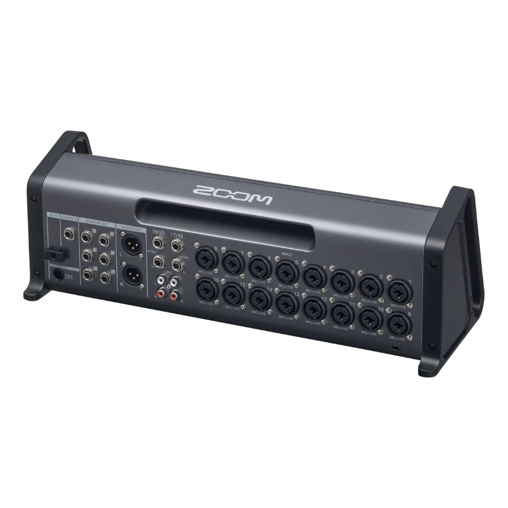 Zoom LiveTrak L-20R  Side View Zoso Music 