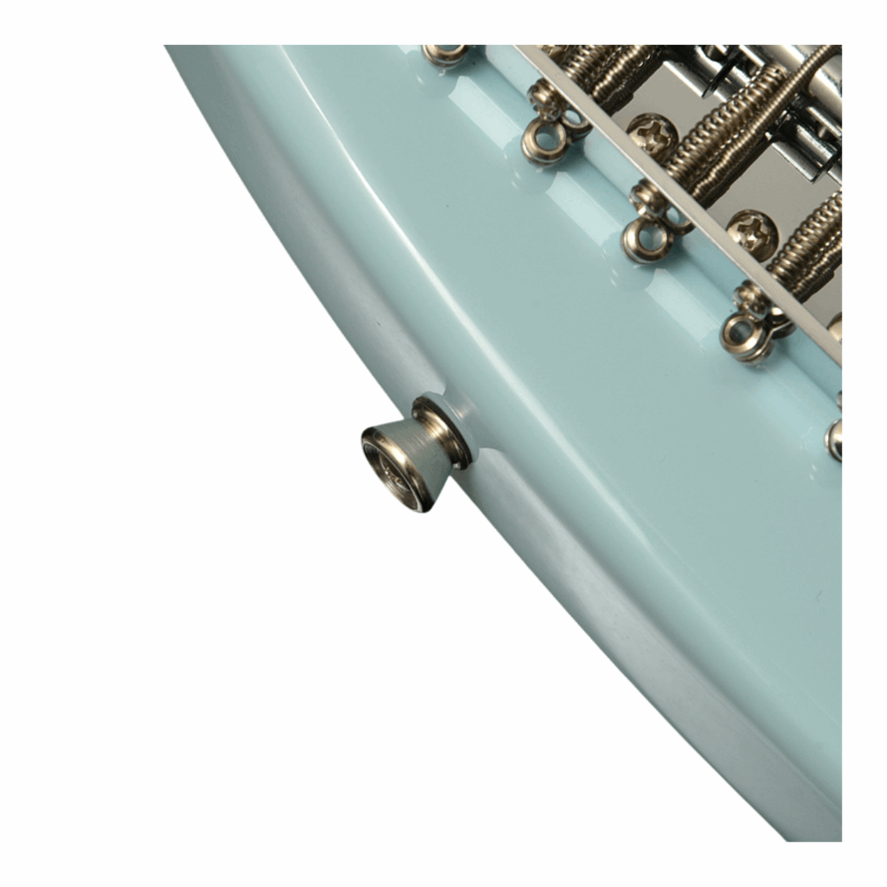 Bacchus Wjb5-630-rsm/m-ptl-sob Universe Series Roasted Maple 5-string Electric Bass, Pastel Sonic Blue With Bag
