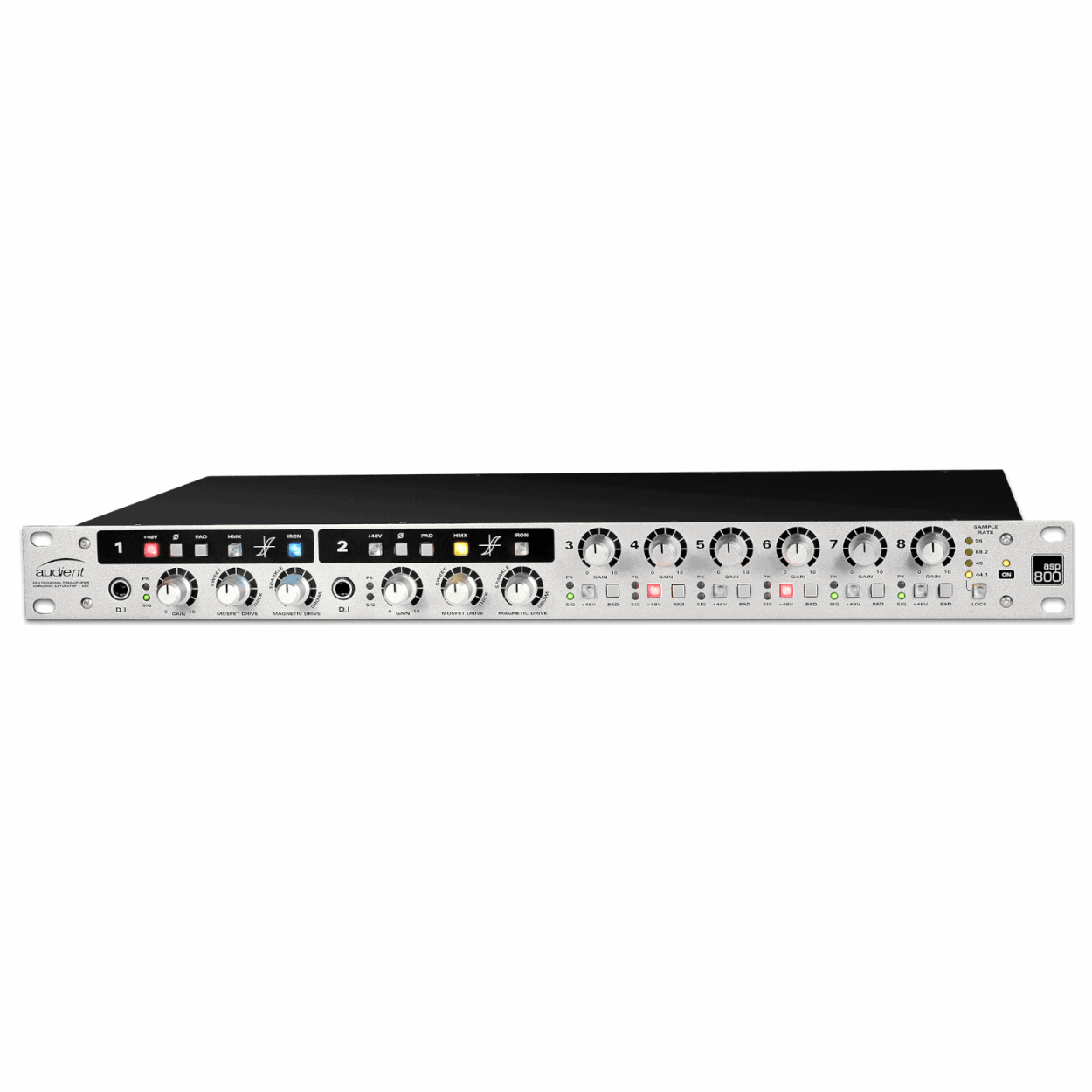 Audient ASP800 Front View Zoso Music