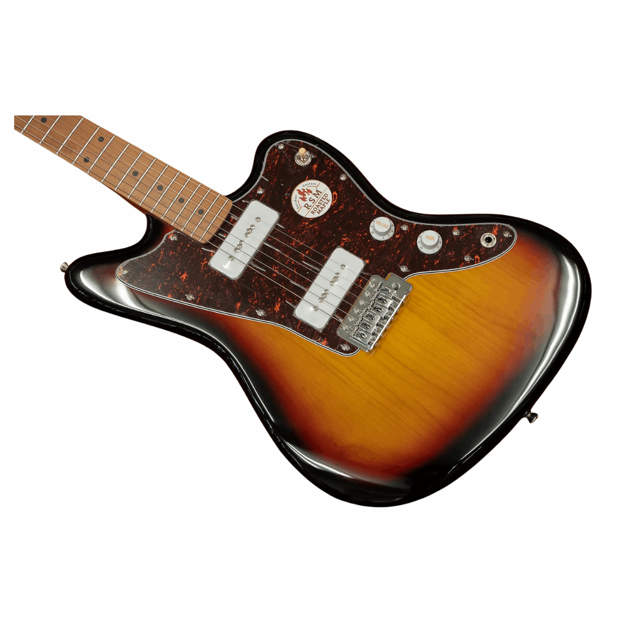 Bacchus Bjm-1rsm/m-3ts Universe Series Roasted Maple Electric Guitar, 3 Tone Sunburst With Bag