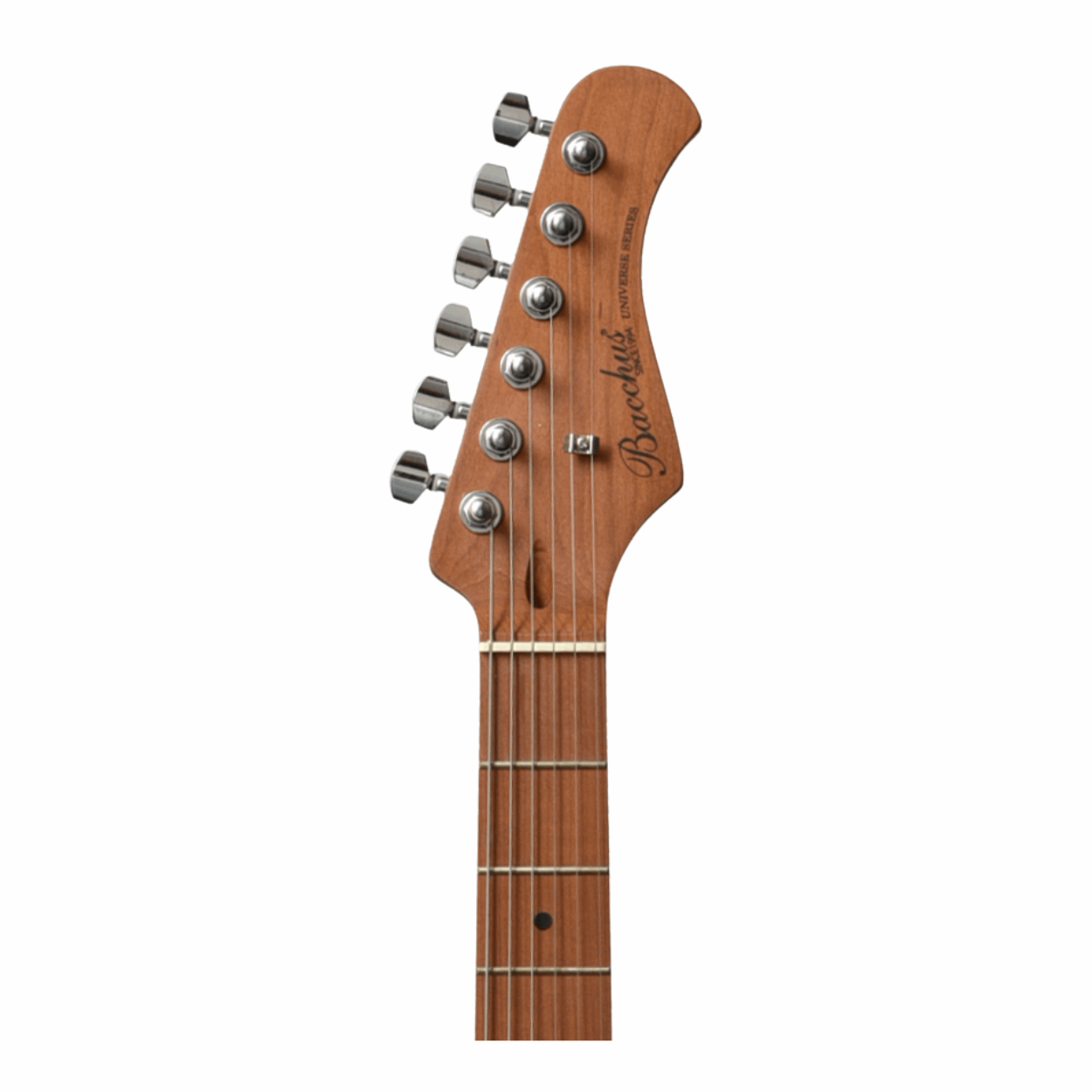 Bacchus Bjm-1rsm/m-blk Universe Series Roasted Maple Electric Guitar, Black With Bag