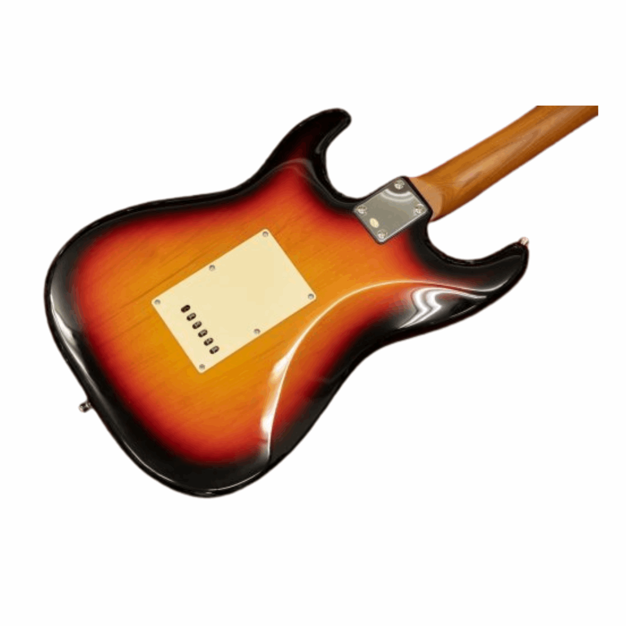Bacchus Bst-2-rsm/m-3ts Universe Series Roasted Maple Electric Guitar, 3 Tone Sunburst With Bag