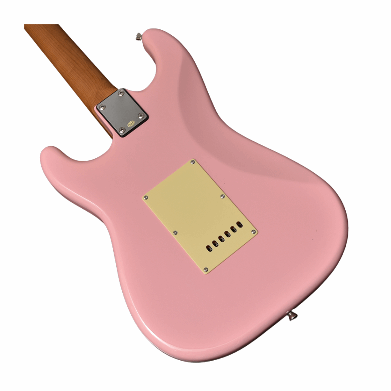Bacchus Bst-2-rsm/m-slpk Universe Series Roasted Maple Electric Guitar, Shell Pink With Bag