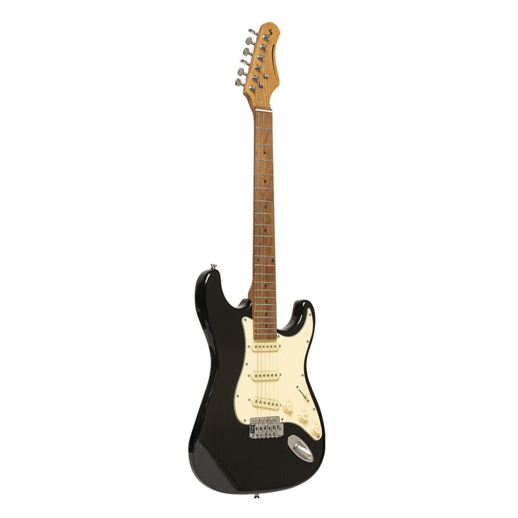 Stagg SES-55 Series 55 Electric Guitar - Black - Zoso Music