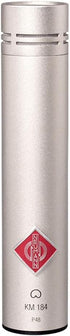 Neumann KM 184 Stereo Set Small-diaphragm Cardioid Microphone Pair - Nickel |  NEUMANN |  MICROPHONE-CONDENSER |  Zoso Music