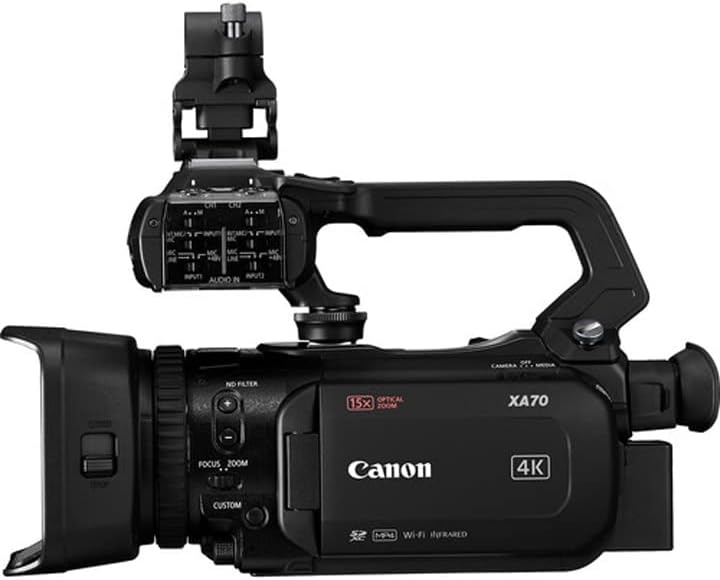 Canon XA70 UHD 4K30 Camcorder |  CANON |  LIVE STUDIO - TIMECODE |  Zoso Music