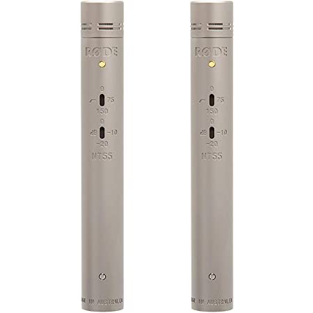 Rode NT55 Versatile Small-diaphragm Condenser Microphone Matched Pair |  RODE |  MICROPHONE-CONDENSER |  Zoso Music