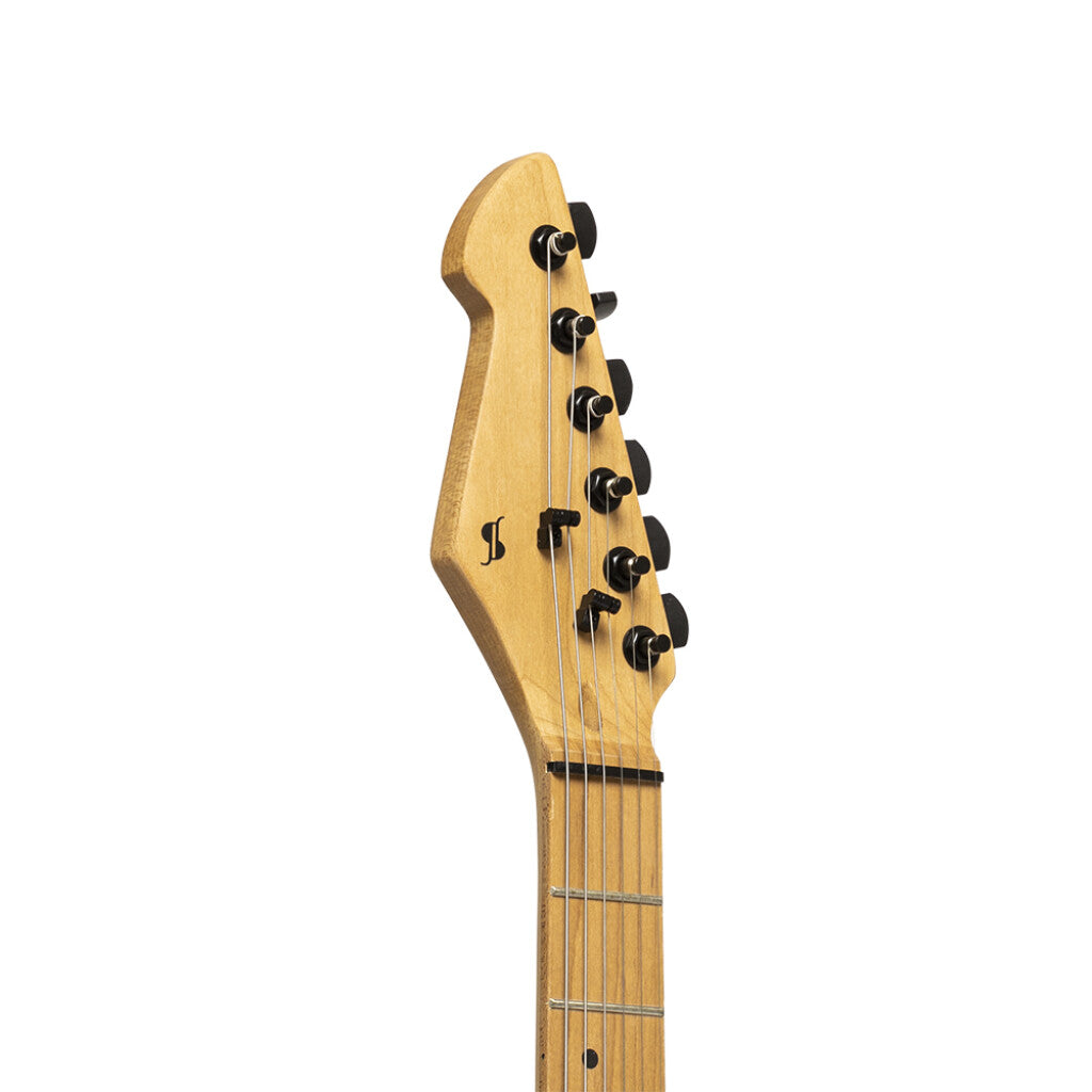 Stagg SEM-TWO H BK Metal Series Electric Guitar - Black - Zoso Music