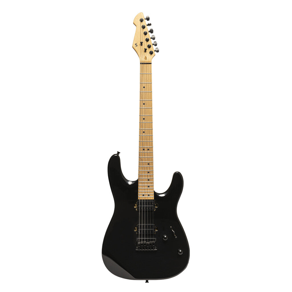 Stagg SEM-TWO H BK Metal Series Electric Guitar - Black - Zoso Music