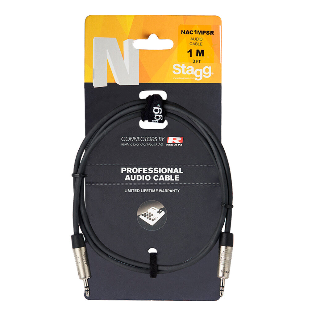 Stagg NAC2MPSR Stereo Mini Phone Plug / Stereo Mini Phone Plug - 2 meter
