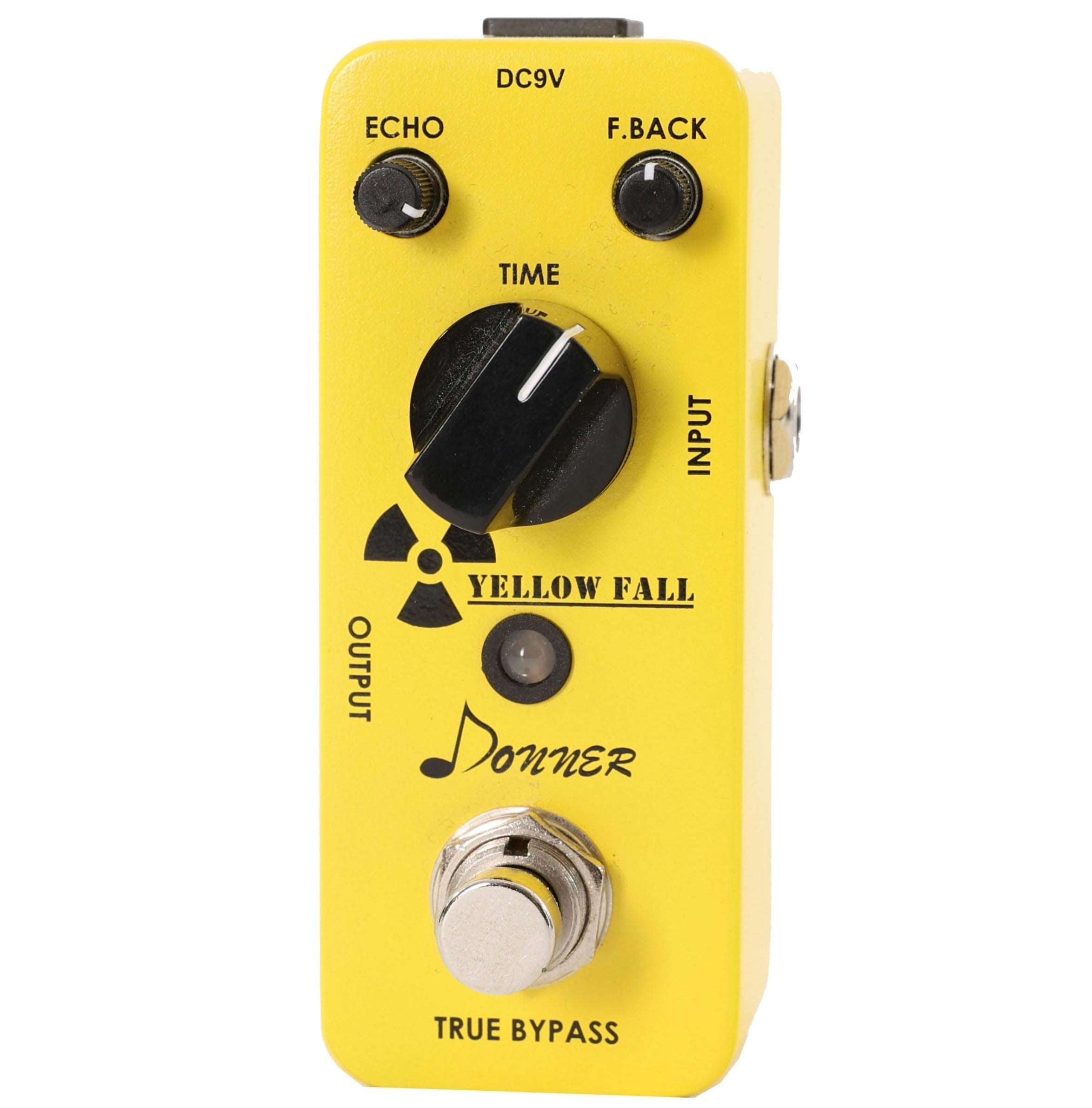 Donner Guitar Delay Pedal, Yellow Fall Analog Delay Guitar Effect Pedal Vintage Delay True Bypass | Zoso Music Sdn Bhd