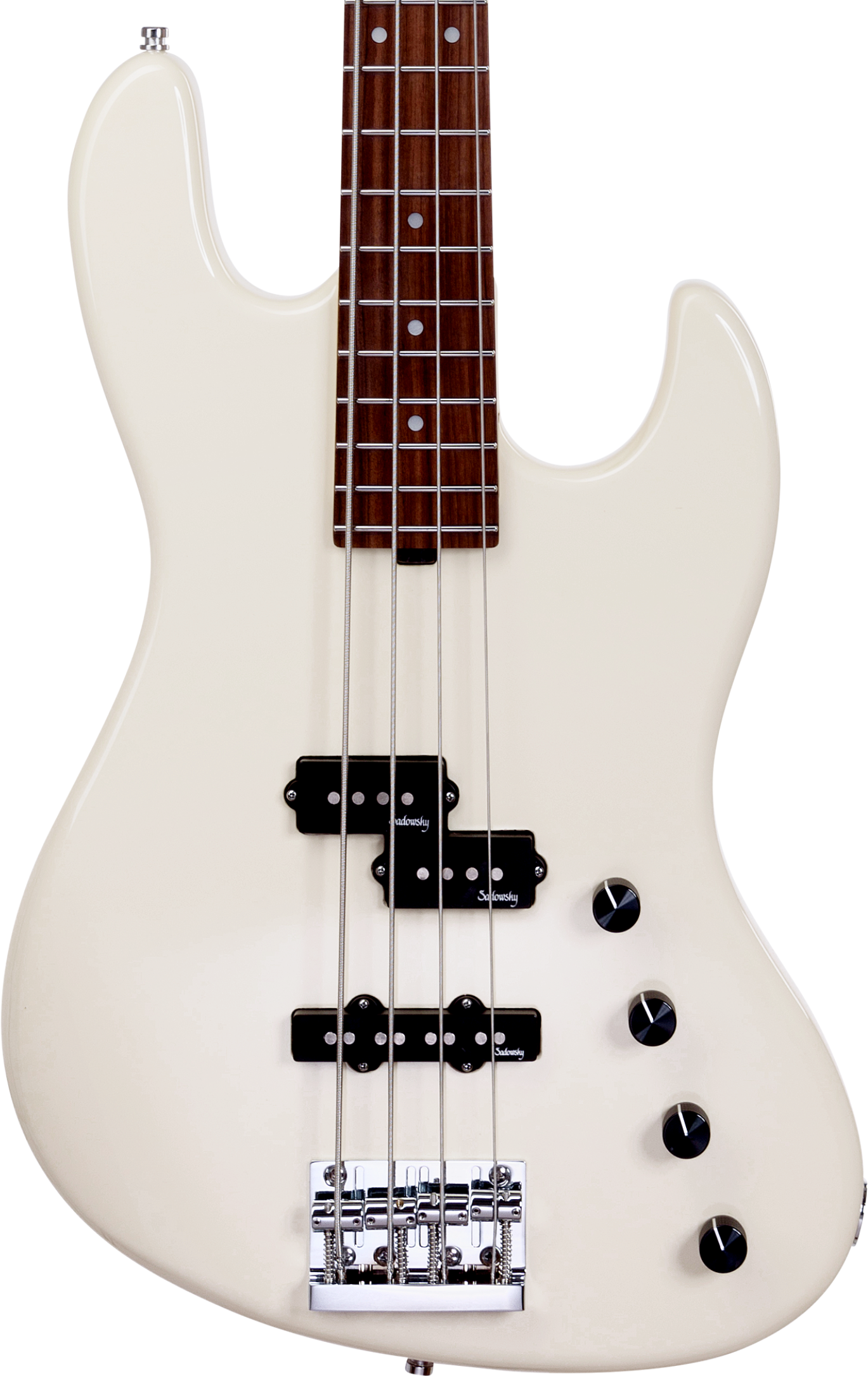 Sadowsky MetroExpress 21-fret Verdine White Artist Line 4-String Bass Guitar, PF FB, Olympic White | Zoso Music Sdn Bhd