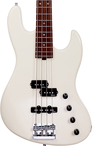 Sadowsky MetroExpress 21-fret Verdine White Artist Line 4-String Bass Guitar, PF FB, Olympic White | Zoso Music Sdn Bhd