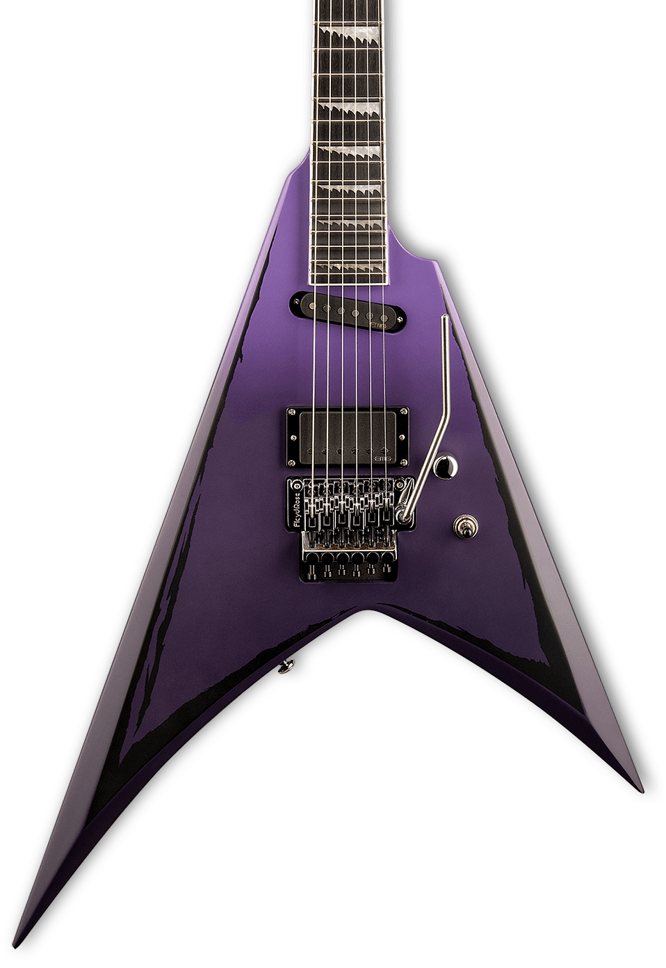 ESP Original ALEXI LAIHO Signature RIPPED - Purple Fade/Black Stripe [MIJ - Made in Japan] | Zoso Music Sdn Bhd