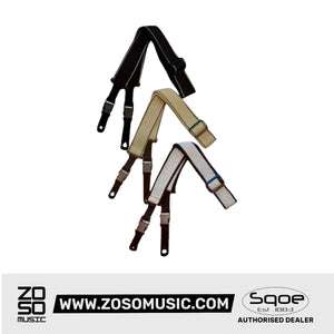 Sqoe JTBD-025 Cliplock Cotton Guitar Strap | Zoso Music Sdn Bhd