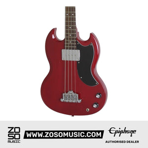 EPIPHONE EB-O 4 STRING BASS GUITAR, CHERRY | EPIPHONE , Zoso Music