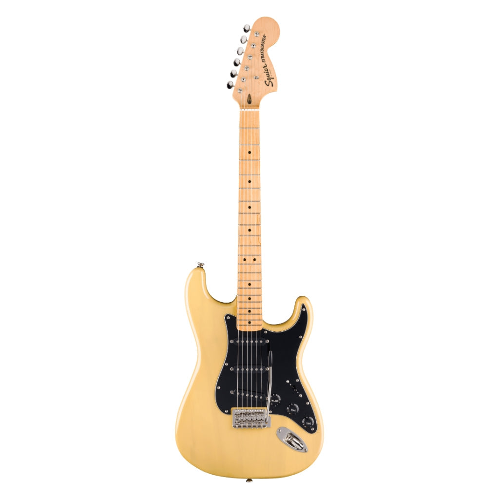 Squier FSR Classic Vibe 70s Stratocaster Electric Guitar w/Black Pickguard, Vintage Blonde |  SQUIER BY FENDER |  ELECTRIC GUITAR |  Zoso Music