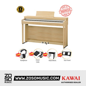 Kawai CN201 Digital Piano - Light Oak |  KAWAI |  PIANO-DIGITAL |  Zoso Music
