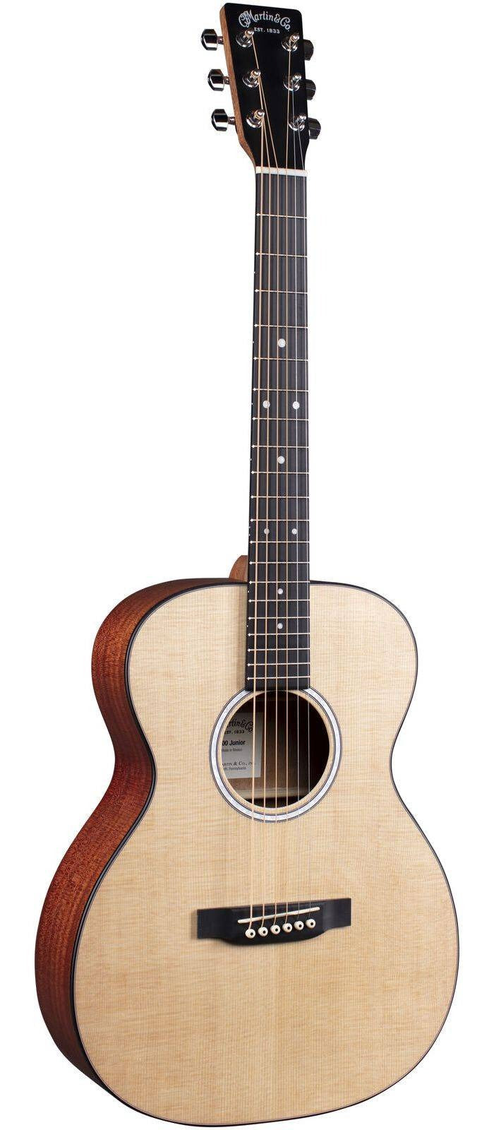 Martin 000JR-10, Road Series, Junior Acoustic Guitar, Solid Spruce Top, Sapele B&S with Gig Bag |  MARTIN |  ACOUSTIC GUITAR |  Zoso Music