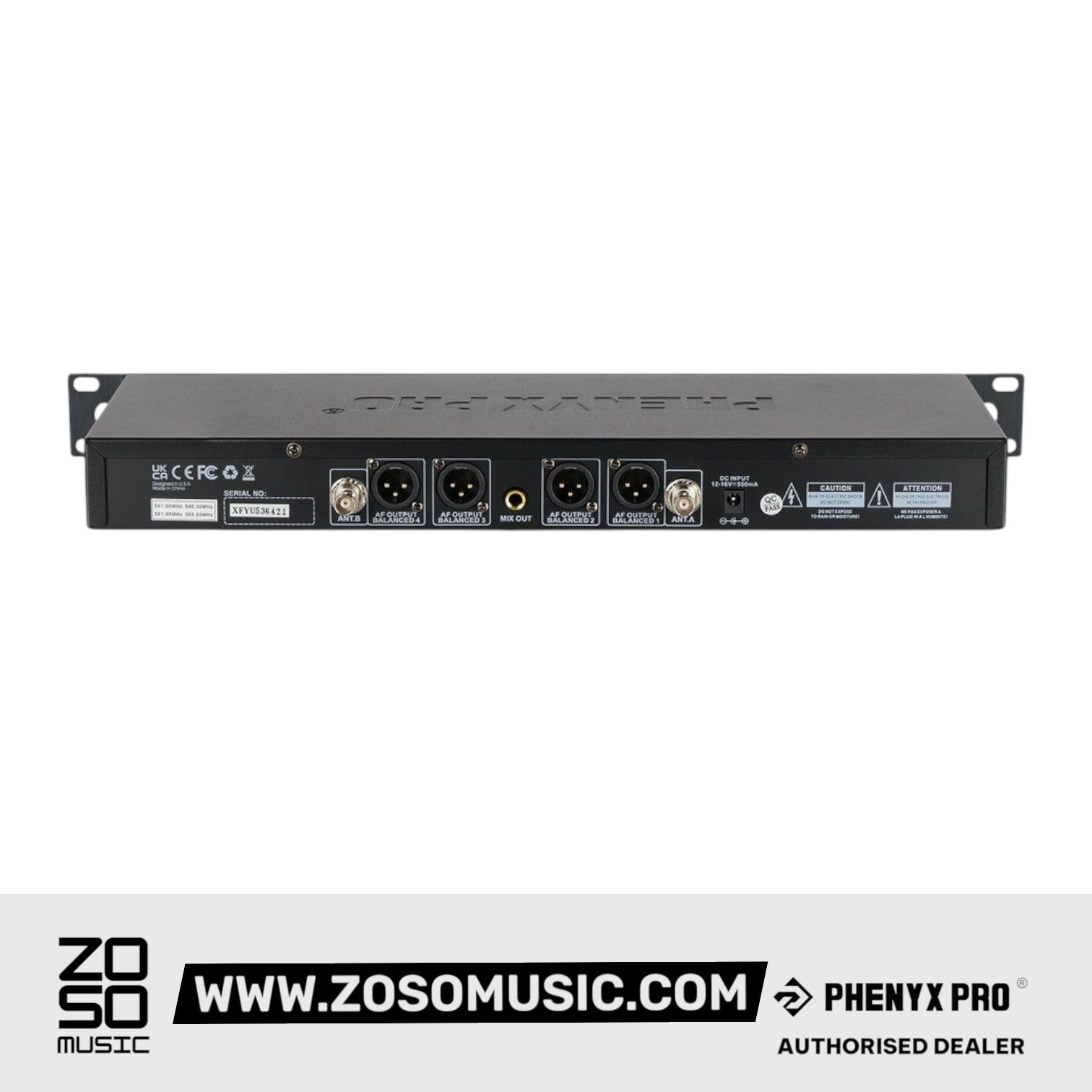 Phenyx Pro Best Budget Wireless PTU-5000B 4-Channel UHF Karaoke Wireless Microphone System, with 2x Handheld Microphone, 2x Bodypack 2x Headset Mic, 2x Lapel Mics |  PHENYX PRO |  WIRELESS-ANTENNA |  Zoso Music