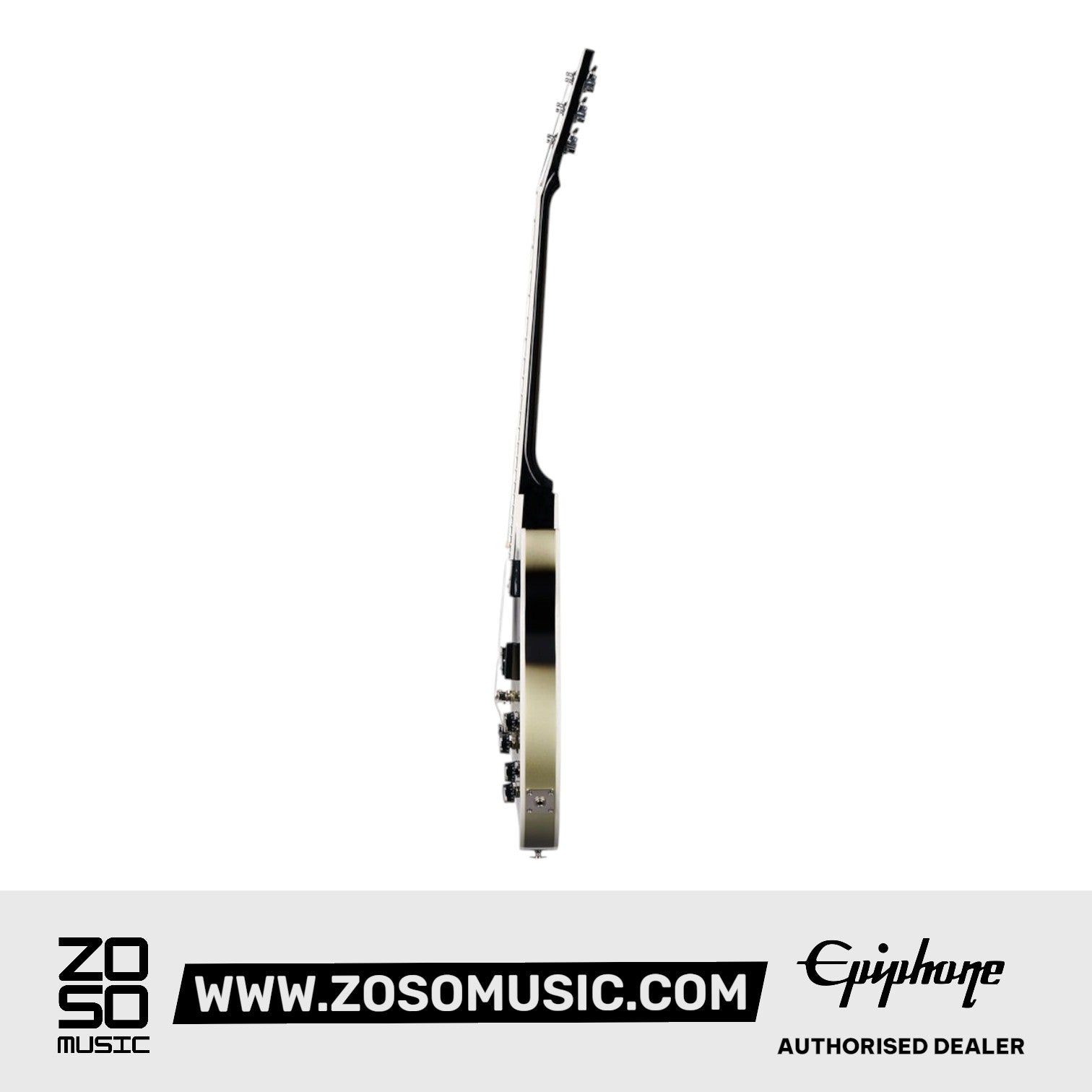Epiphone EIGCAJLPC79NH1 Adam Jones 1979 Les Paul Custom Electric Guitar - Antique Silverburst |  EPIPHONE |  ELECTRIC GUITAR |  Zoso Music