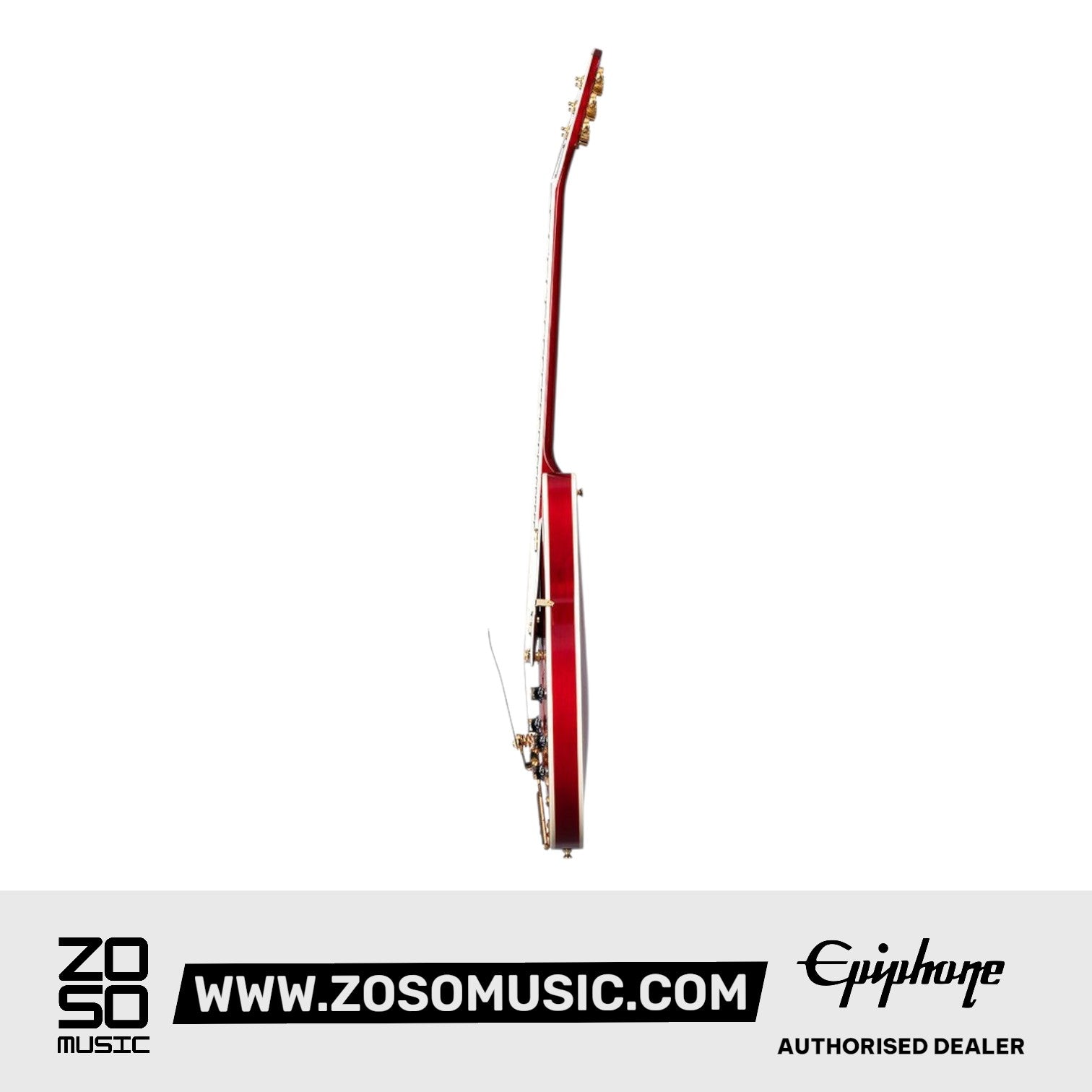 Epiphone EOSHCHGH3 150th Anniversary Sheraton Semi-hollowbody Electric Guitar, Case Included - Cherry |  EPIPHONE |  ELECTRIC GUITAR |  Zoso Music